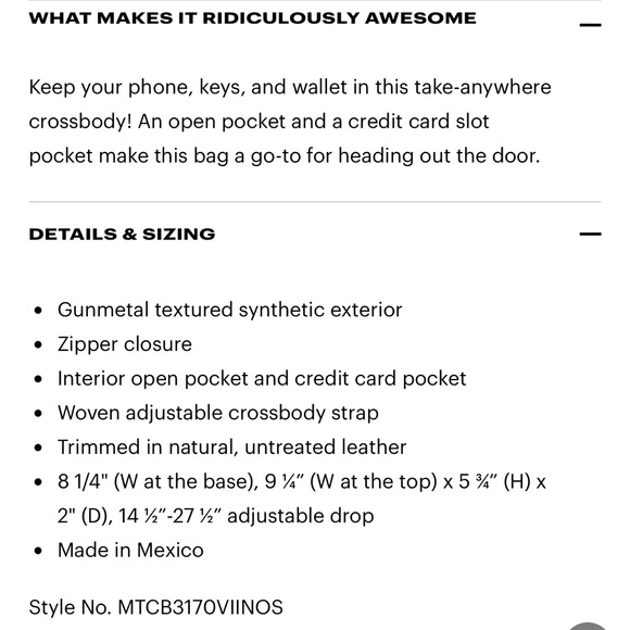 Consuela Kyle Midtown Crossbody Bag and Sophie Card organizer - Picture 8 of 8